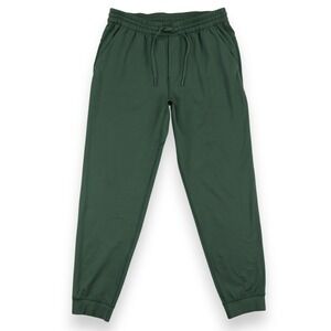 Lululemon Soft Jersey Jogger Pants Mens Large Regular Green Athleisure M5BBXS